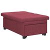 vidaXL Sofa Bed Wine Red 194 x 50 x 82 cm Plywood