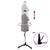 vidaXL Adjustable Dress Form Female Height Adjustable Grey L Velvet