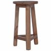 vidaXL Stool Natural 28 x 28 x 50 cm Mahogany Wood
