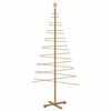 vidaXL Wooden Christmas Tree KOTKA 210 cm Bamboo and Solid Pine Wood
