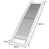 FLAMINGO Dog Ramp Collapsible Zenna 156x40x15 cm Black