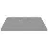 vidaXL Shower Base Tray SMC Grey 90x80 cm