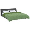 vidaXL Full Year Duvet Quilted Green 200 x 220 cm Microfiber