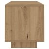 vidaXL TV Cabinet with LED Lights Artisan Oak 160x35x40 cm Engineered Wood