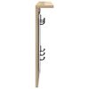 vidaXL Wall-Mounted Coat Rack with Shelf Sonoma oak 85 x 10 x 45 cm