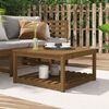 vidaXL Garden Table Honey Brown 82.5x82.5x45 cm Solid Wood Pine