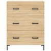 vidaXL Sideboard Sonoma Oak 69.5x34x90 cm Engineered Wood