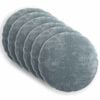 vidaXL Cushion Cover 6 pcs HEERLEN Light Blue &Oslash; 60 cm Chenille Fabric