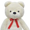 vidaXL XXL Soft Plush Teddy Bear Toy White 85 cm