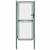 vidaXL Garden Gate Steel 100x175 cm Green
