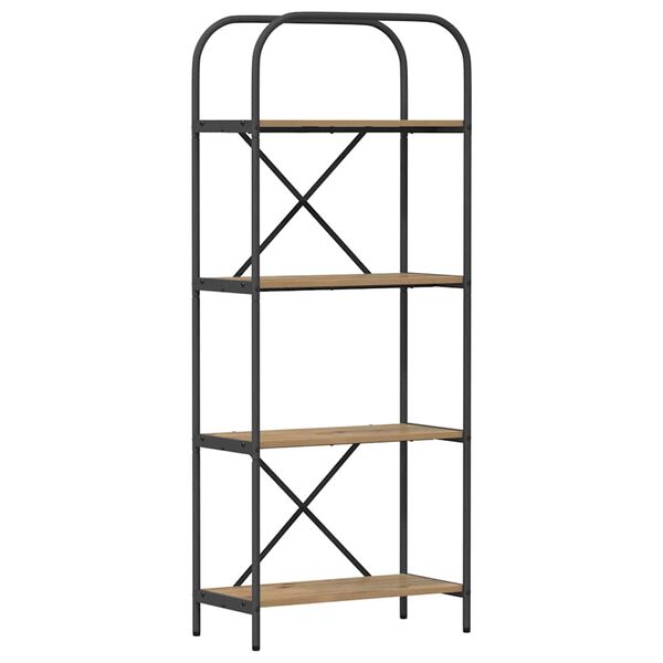 vidaXL Bookshelf Artisan Oak 60 x 30 x 146 cm Engineered wood