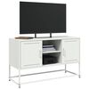 vidaXL TV Cabinet White 100.5x39x60.5 cm Steel