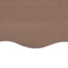 vidaXL Replacement Fabric for Awning Brown 5x3 m