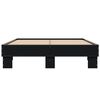 vidaXL Bed Frame without Mattress Black 140x200 cm