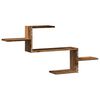 vidaXL Wall Shelf Old Wood 104x15x49 cm Engineered Wood