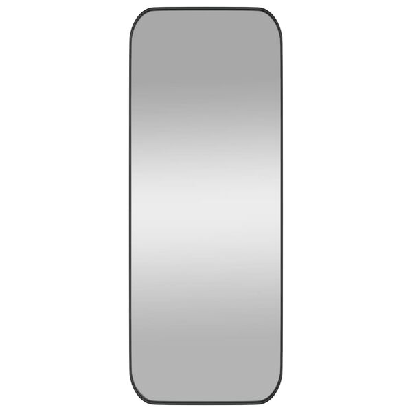 vidaXL Wall-mounted Mirror Black 30x80 cm Rectangle