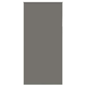 vidaXL Roller Blind Blackout Grey 105x210 cm Fabric Width 100.7 cm Polyester