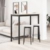 vidaXL Bar Table Natural 110 x 55 x 105 cm Solid Pine Wood