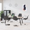 vidaXL Swivel Dining Chairs 6 pcs Grey PP