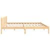 vidaXL Bed Frame without Mattress Solid Wood 200x200 cm