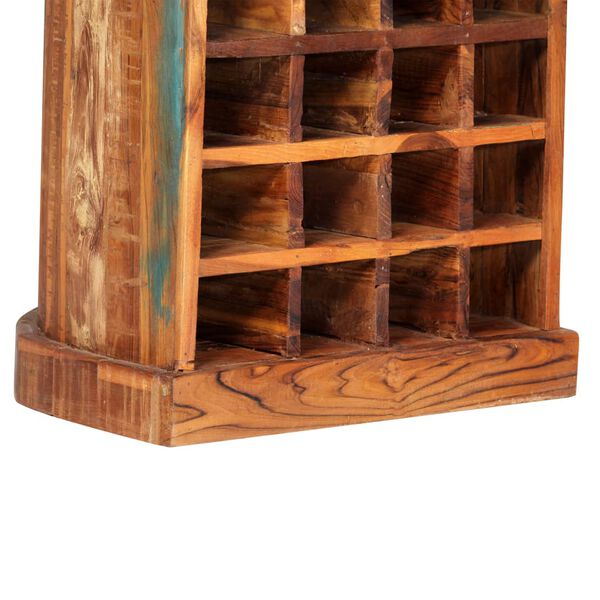 vidaXL Wine Rack 50x40x180 cm Solid Reclaimed Wood