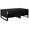 vidaXL Coffee Table Black Oak 104 x 60 x 35 cm Engineered Wood