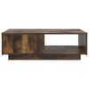 vidaXL Coffee Table Smoked Oak 95 x 55 x 31 cm Engineered Wood
