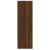 vidaXL Bathroom Cabinet Brown Oak 30x30x95 cm Engineered Wood