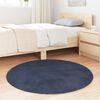 vidaXL Shaggy Rug High Pile NAVARRA Navy 100x100 cm Polyester