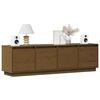 vidaXL TV Cabinet Honey Brown 156x37x45 cm Solid Wood Pine