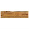 vidaXL Table Top 180x40x3.8 cm Live Edge Solid Wood Mango