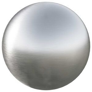 vidaXL Brushed Ball 8 pcs &Oslash; 5 cm Silver Stainless Steel 201