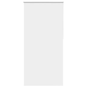 vidaXL Roller Blind Blackout White 110x230 cm Fabric Width 105.7 cm Polyester