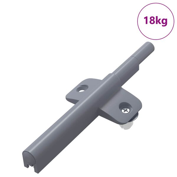 vidaXL Soft Close Damper 1161 pcs Grey 125 x 47 x 15 mm PP