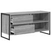 vidaXL TV Cabinet Grey Sonoma 100 x 36 x 49.5 cm Engineered Wood