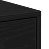 vidaXL Bedside Cabinet Black Oak 40x30x40 cm Engineered Wood