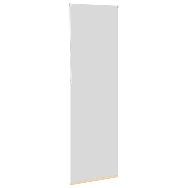 vidaXL Roller Blind Blackout Beige 70x210 cm Fabric Width 65.7 cm Polyester