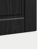 vidaXL Kitchen Cabinet Black Oak 60 x 1.5 x 67 cm Engineered Wood