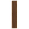 vidaXL Shoe Cabinet Brown Oak 59x17x81 cm Engineered Wood