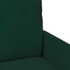vidaXL Sofa Sets 3 pcs Dark Green 115 x 56 x 80 cm Plywood
