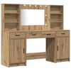 vidaXL Dressing Table Set 3 pcs Artisan Oak Engineered Wood