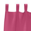 vidaXL Blackout Curtains with Rings 2 pcs Bright Pink 245 x 140 cm
