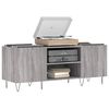 vidaXL Record Cabinet Grey Sonoma 121x38x48 cm Engineered Wood