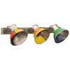 vidaXL Industrial Wall Lamp Multicolour 65x25 cm E27