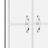 vidaXL Shower Door Half Frosted ESG 76x190 cm