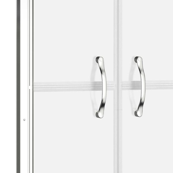 vidaXL Shower Door Half Frosted ESG 76x190 cm