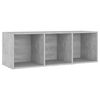 vidaXL 3 Piece TV Cabinet Set Concrete Grey Engineered Wood