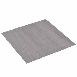 vidaXL Flooring Planks Dark Grey Melange 5.11 m&sup2; 55 pcs PVC