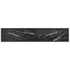 vidaXL TV Cabinet Black Marble 200x40x40.5 cm Tempered Glass