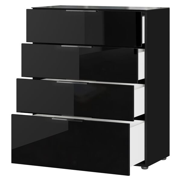 Germania Chest of 4 Drawers GW-Oakland Black